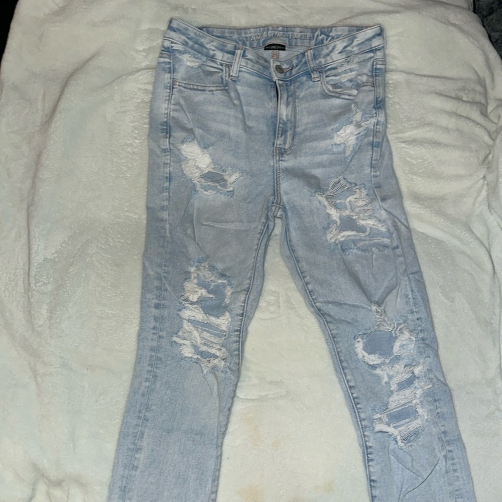 American Eagle Ripped Skinny Jeans